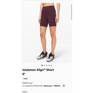 Align Biker Shorts 6”